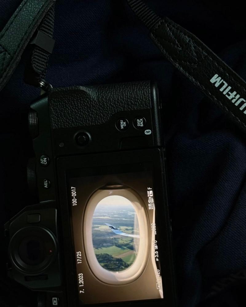 Behind the lens